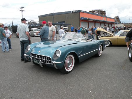 blue corvette